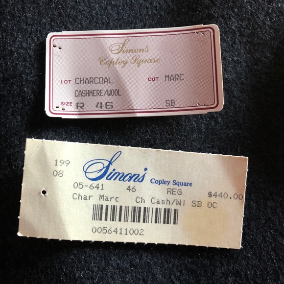 Men’s wool coat size 46 - Picture 2 of 2